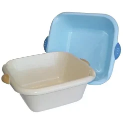 Laguelle Cuvette carrée bimatière - 13 L - blanc