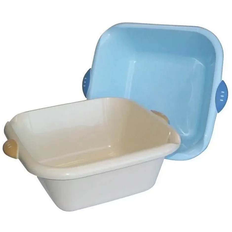 Laguelle Cuvette carrée bimatière - 13 L - blanc