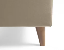 Best Mobilier Dali - cadre de lit - 140x190 - en velours -
