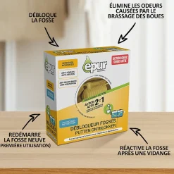 Epur Débloqueur/réactivateur spécial fosses septiques 500g
