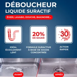 Starwax Déboucheur liquide de soude suractif 1L Clearance