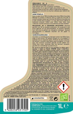 Epur Déboucheur pour WC et broyeurs 1L