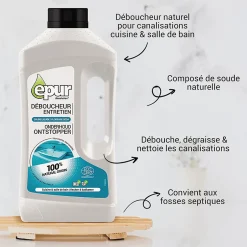 Epur Déboucheur soude pour canalisations 1L Sale