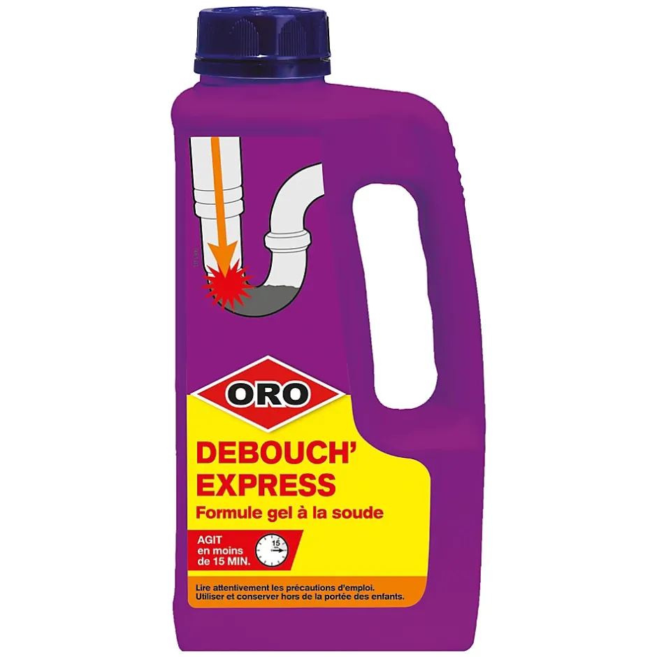 Débouch'tout Express gel Liquide 1L Oro Clearance