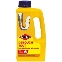 Débouch'tout Liquide à la soude 1L Oro Hot