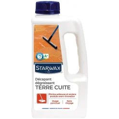 Starwax Décapant avant protection tomettes et terres cuites 1L