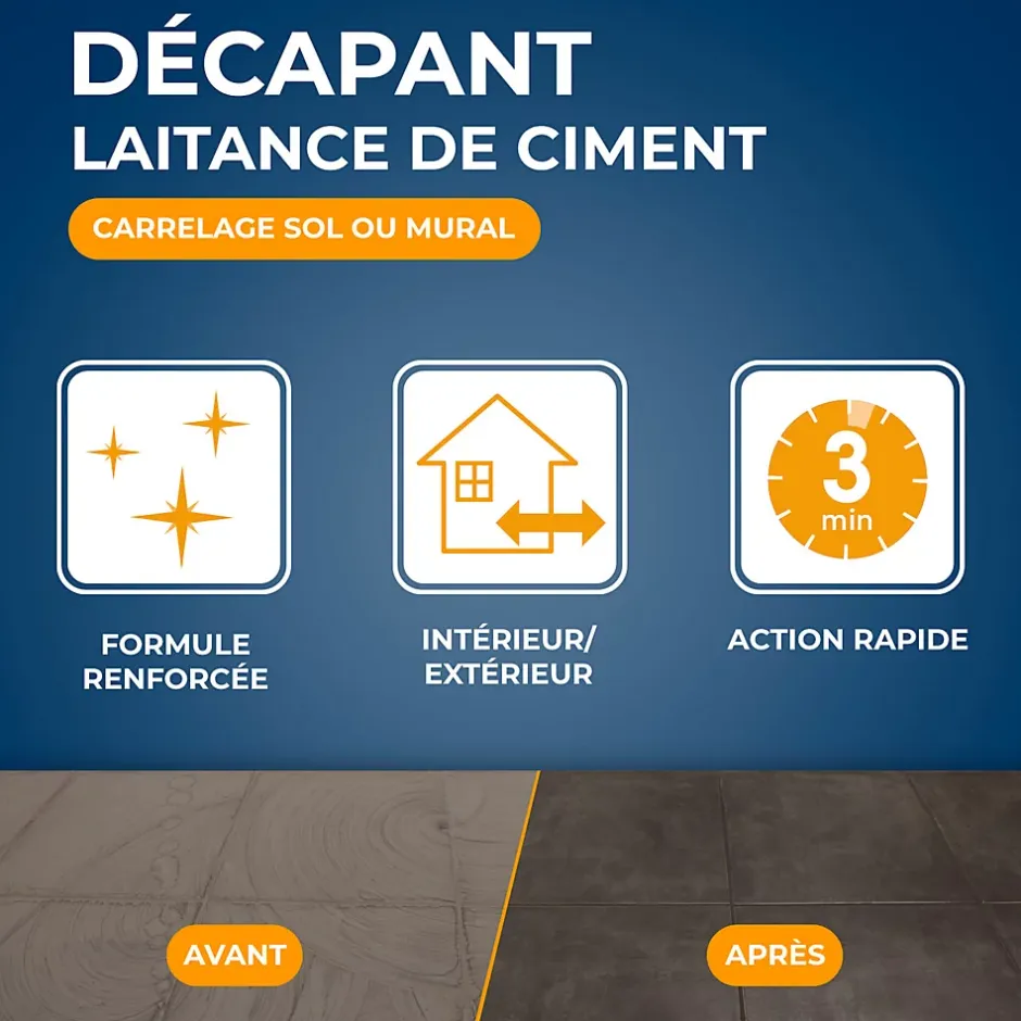 Starwax Décapant laitance de ciment carrelages 5L Sale