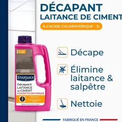 Starwax Décapant laitance de ciment carrelages 1L