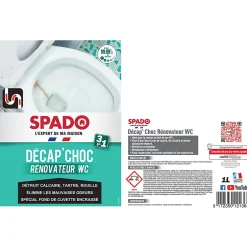Spado Décapant rénovateur WC-toilettes-fonds de cuvette 1L