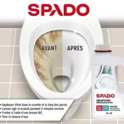 Spado Décapant rénovateur WC-toilettes-fonds de cuvette 1L