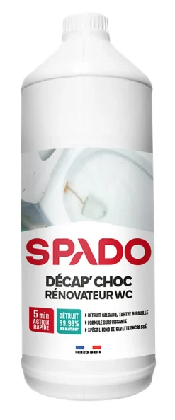 Spado Décapant rénovateur WC-toilettes-fonds de cuvette 1L