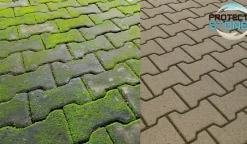 Protect stone Décapant Voile de Ciment et mousse Nettoyant puissant pour Pierre Naturelle, Marbre, Carrelage, Béton Int/Ext 1L (20m²)