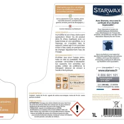 Starwax Décapant voiles de ciment marbre et pierres naturelles 1L