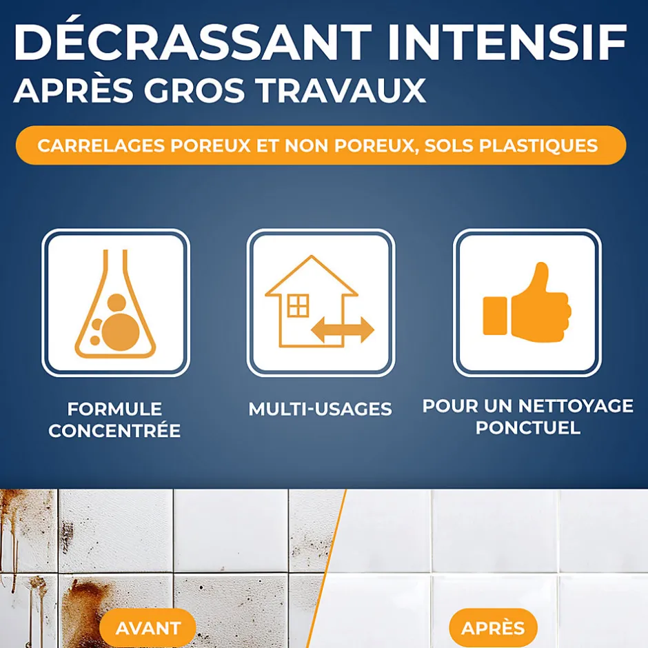 Starwax Décrassant intensif sols carrelés 1L