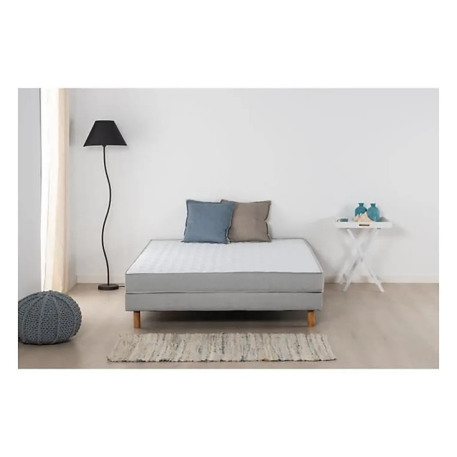 Deko Dream AIRFLEX Ensemble Matelas 140x190 cm + Sommier - Mousse - AIRFLEX Outlet