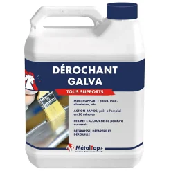 Metaltop Derochant Galva Aluminium Chrome Béton - 60 L - Métaltop