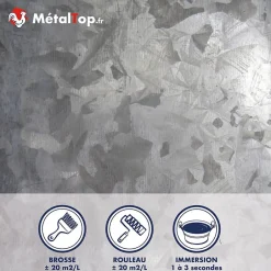 Metaltop Derochant Galva Aluminium Chrome Béton - 20 L - Métaltop