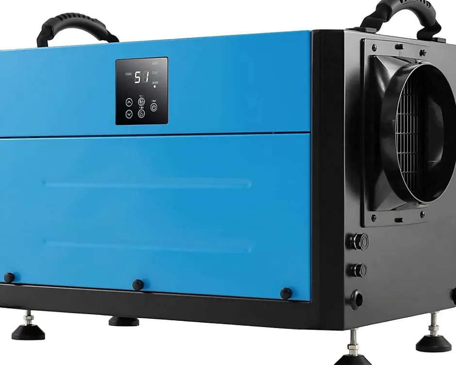 Giantex Deshumidificateur d Air Industriel 73,5L/Jour, 20%-90% Humidité, 2 Méthodes Drainage, Bleu Best