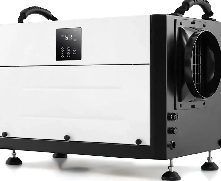 Giantex Deshumidificateur d Air Industriel 73,5L/Jour, Panneau de Contrôle, 20%-90% Humidité, 2 Méthodes Drainage Blanc Best