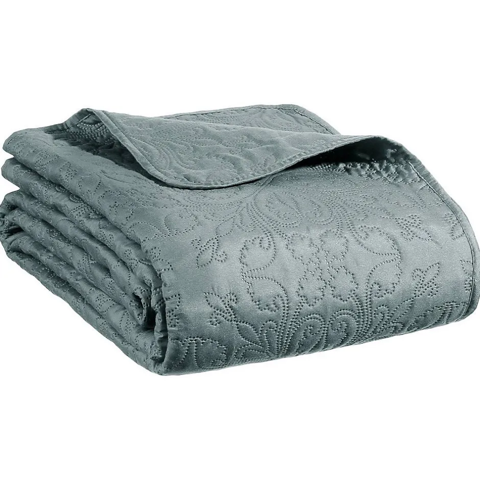 Atmosphera Créateur D'Intérieur Dessus de lit Arabesque bleu minéral 260x240cm - Atmosphera Discount