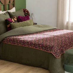 Atmosphera Créateur D'Intérieur Dessus de lit Bellissima violet 260x240cm - Atmosphera