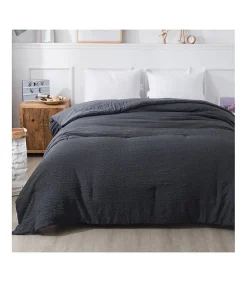 Linder Dessus de lit Century - 250x260cm - Gris anthracite