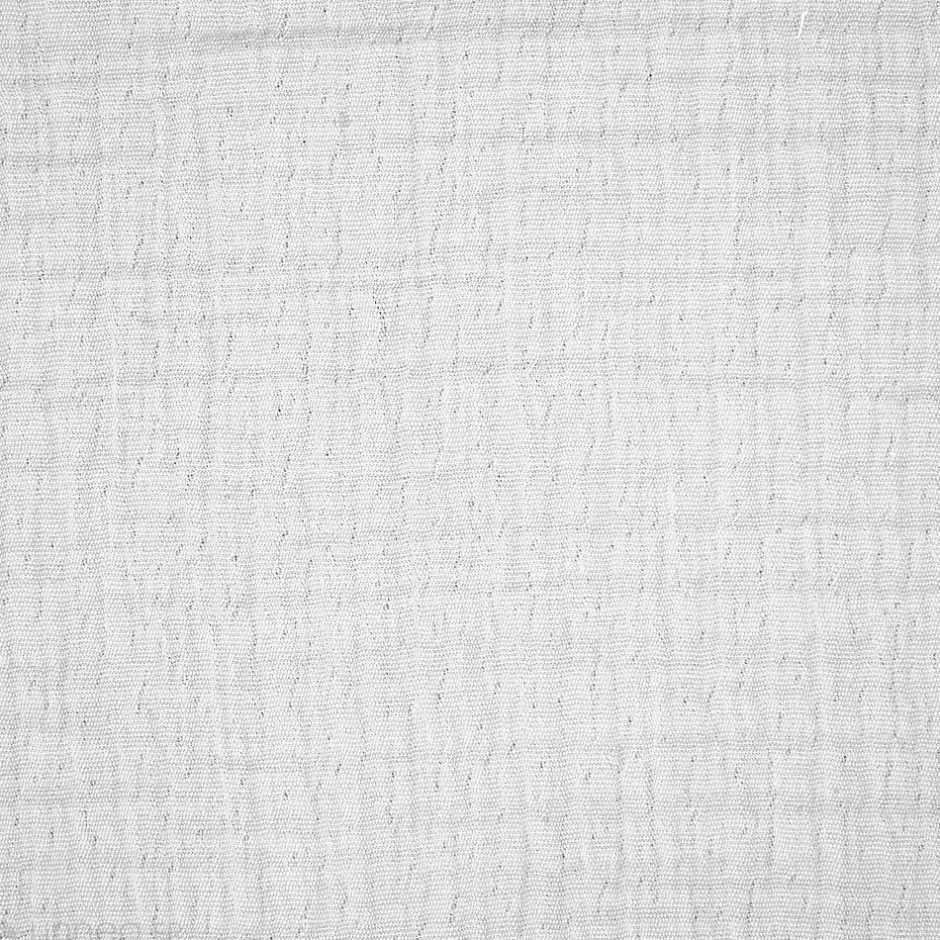 Linnea Dessus de lit frange 270x250 cm BREHAT 100% gaze de coton blanc