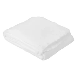 Dessus de lit gaze de coton (230x250 cm - Blanc) Clearance