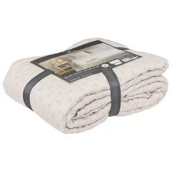 Atmosphera Créateur D'Intérieur Dessus de lit Kalia 240x260cm beige - Atmosphera Discount