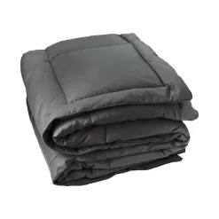 Toison d'Or Dessus de lit matelassé peau de pêche Oekotex (240x260 cm - Gris anthracite) Clearance
