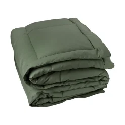 Toison d'Or Dessus de lit matelassé peau de pêche Oekotex (240x260 cm - Vert)