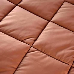 Toison d'Or Dessus de lit matelassé peau de pêche Oekotex (220x240 cm - Terracotta) Best