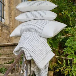 Linnea Dessus de lit mousseline de coton 260x240 cm IMANI blanc neige caviar Sale