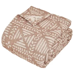 Atmosphera Créateur D'Intérieur Dessus de lit Nuvia terracotta 260x240cm - Atmosphera