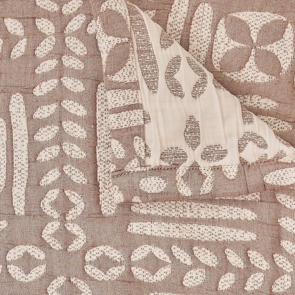 Atmosphera Créateur D'Intérieur Dessus de lit Nuvia terracotta 260x240cm - Atmosphera