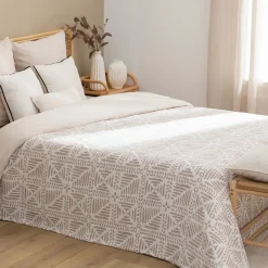 Atmosphera Créateur D'Intérieur Dessus de lit Nuvia terracotta 260x240cm - Atmosphera