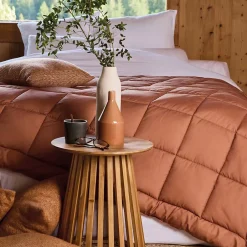 Linnea Dessus de lit polyester microfibre 240x220 cm LAZY orange ocre Sale