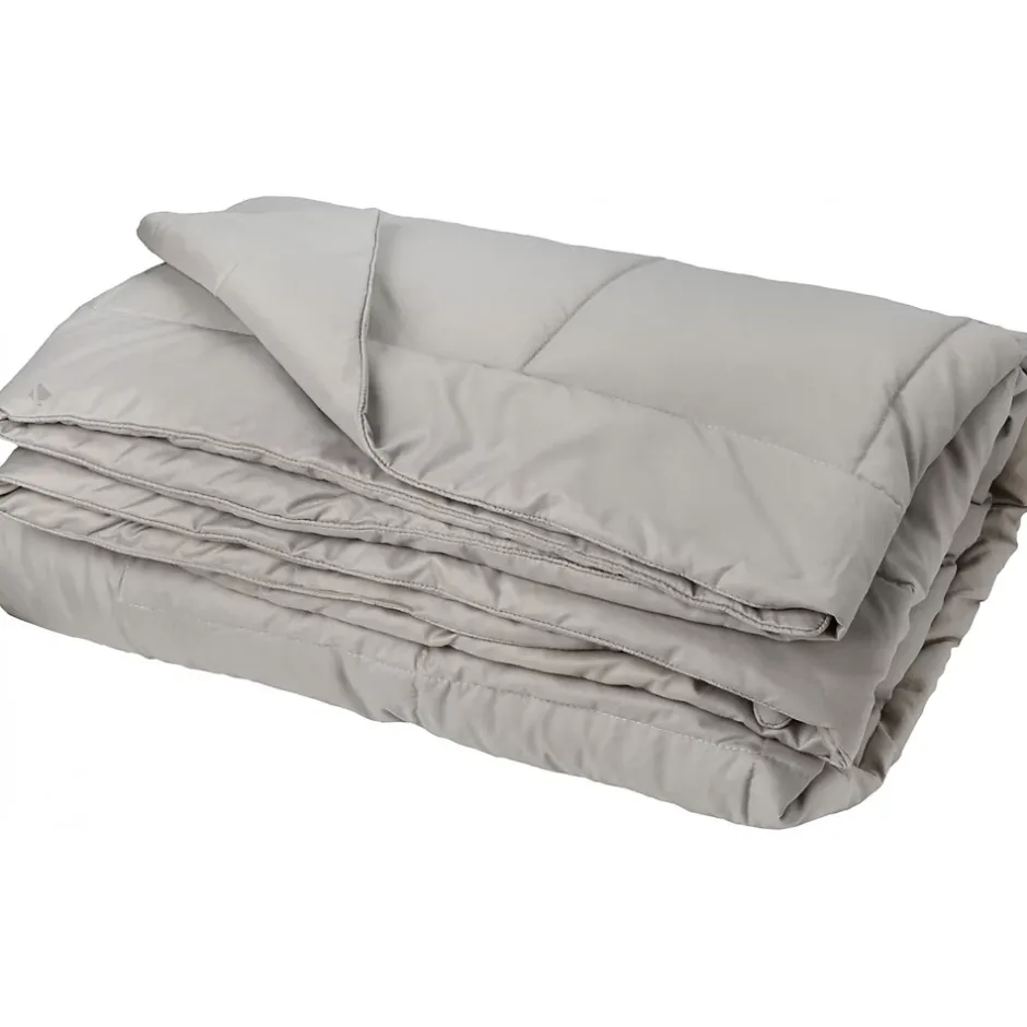 Linnea Dessus de lit polyester microfibre 160x240 cm LAZY beige galet Discount