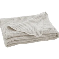 Linnea Dessus de lit réversible 180x250 cm JAIPUR en coton beige craie