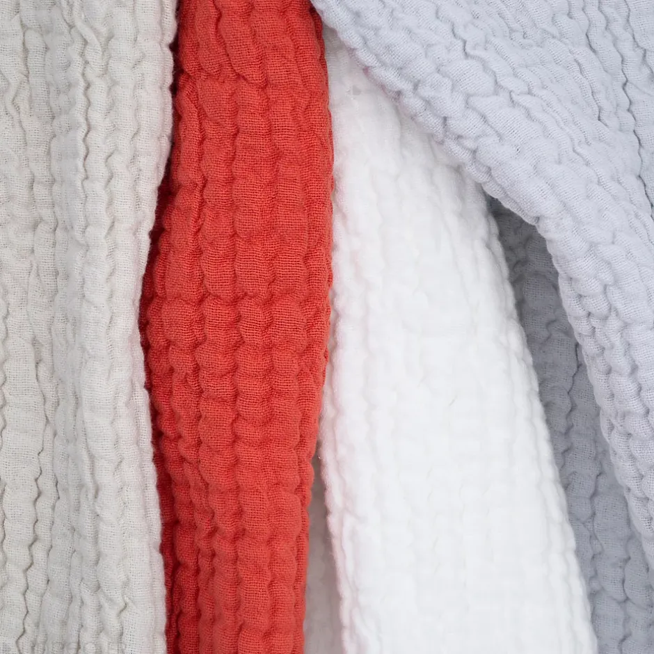 Linnea Dessus de lit réversible 230x250 cm JAIPUR en coton blanc Clearance