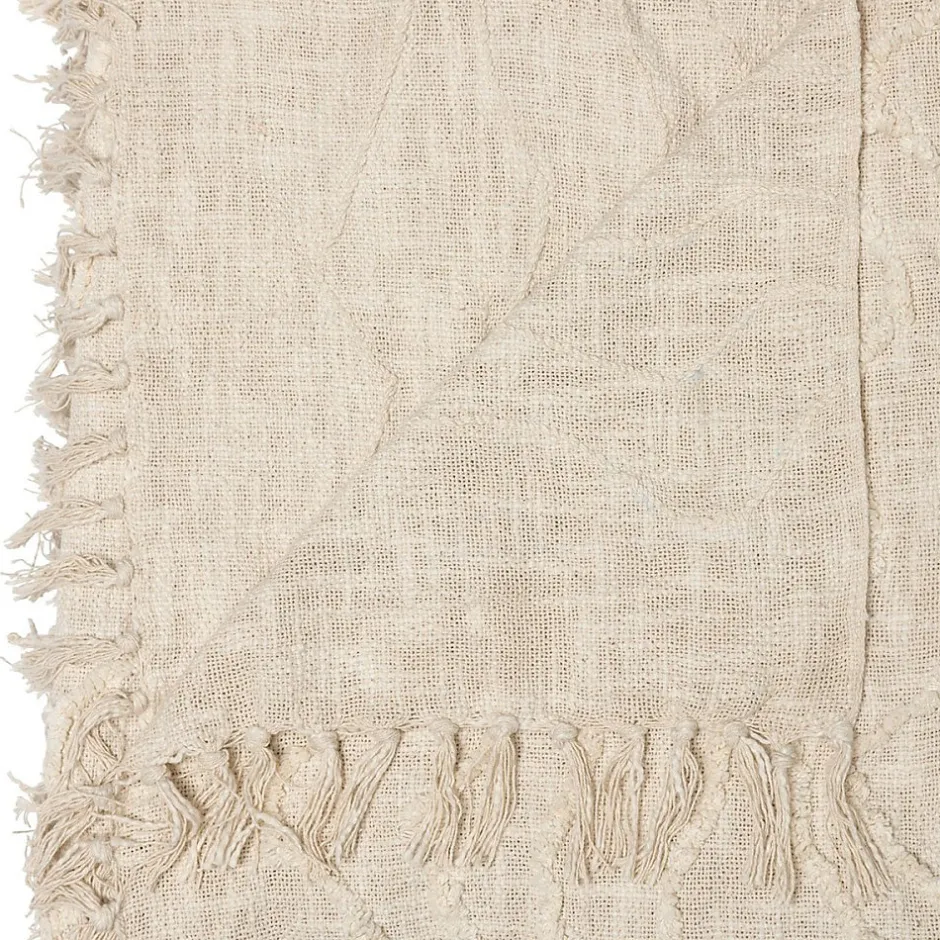 Atmosphera Créateur D'Intérieur Dessus de lit Slub tufté 240x260 coton Hot