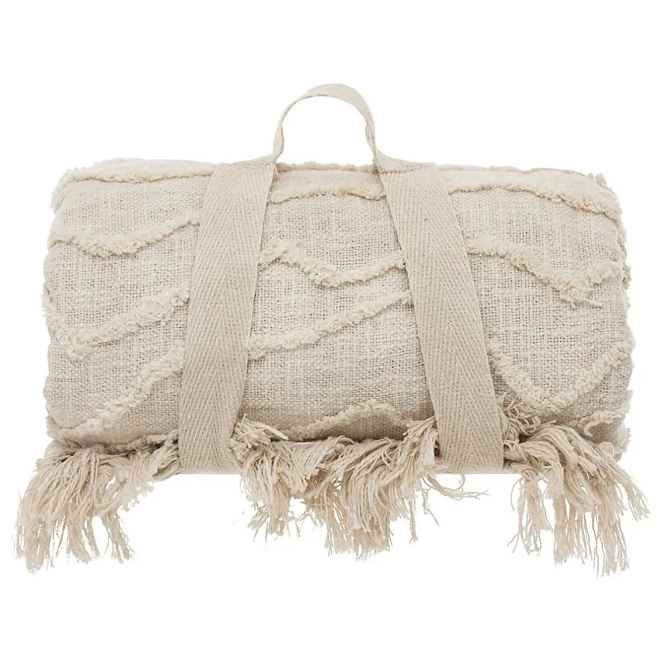 Atmosphera Créateur D'Intérieur Dessus de lit Slub tufté 240x260 coton Hot
