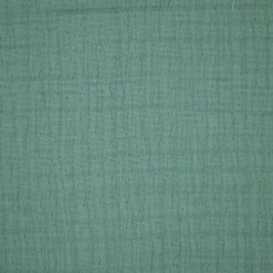 Linnea Dessus de lit 230x250 cm BREHAT 100% gaze de coton vert lichen