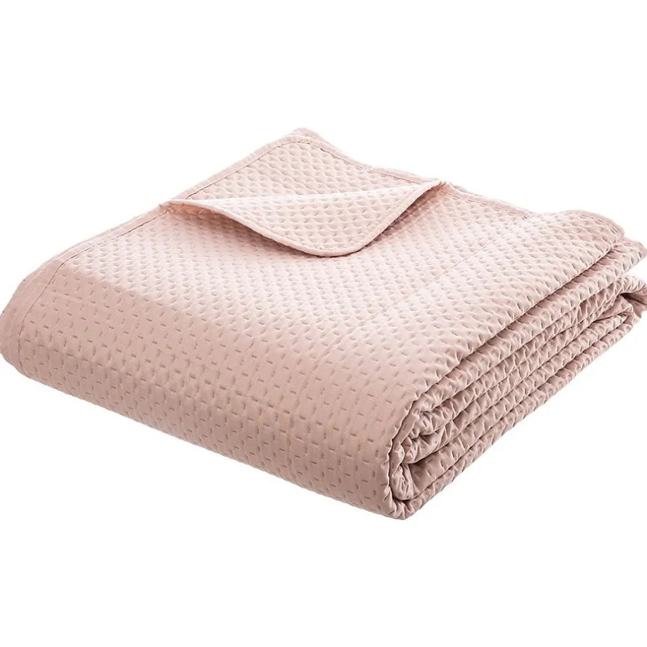 Atmosphera Créateur D'Intérieur Dessus de lit 240x260 Dolce rose + 2 taies Hot