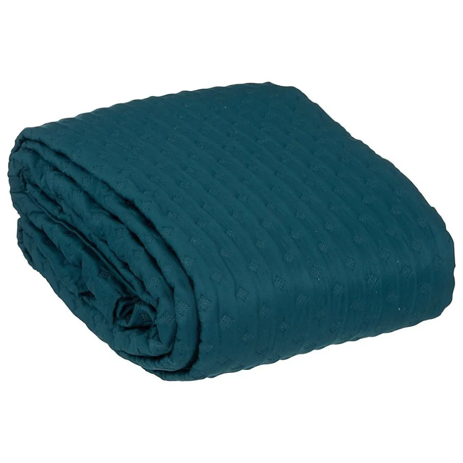 Atmosphera Créateur D'Intérieur Dessus de lit 240x260 Kalia bleu + 2 taies Hot