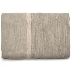Linnea Dessus de lit ZAGORA pur coton 250 g/m² 180x240 cm beige ficelle