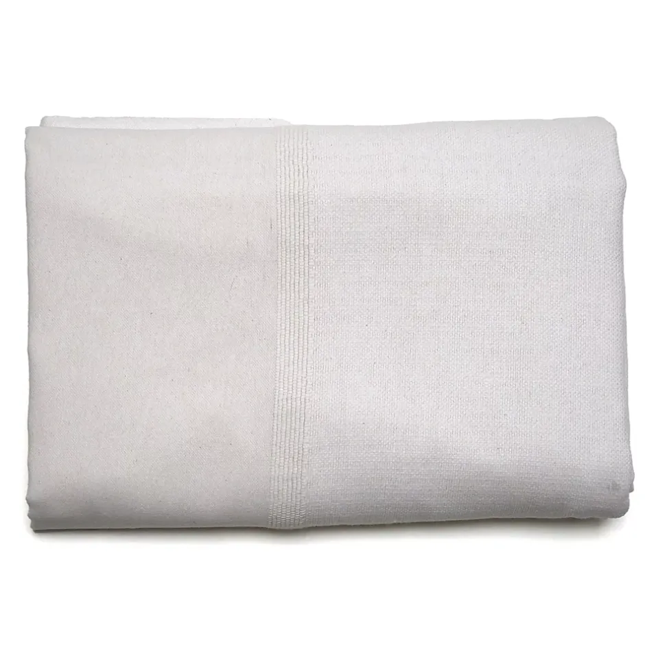 Linnea Dessus de lit ZAGORA pur coton 250 g/m² 180x240 cm blanc neige Clearance