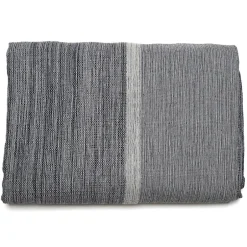 Linnea Dessus de lit ZAGORA pur coton 250 g/m² 260x240 cm noir granit
