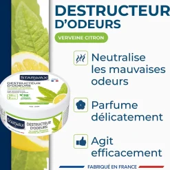 Starwax Destructeur d'odeurs verveine citronnée 300g Outlet