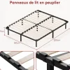 Teeno Dewinner Sommier à Lattes sur Pieds,Lit 2x14 Lattes,7 Pieds Inclus,160x200 CM Outlet